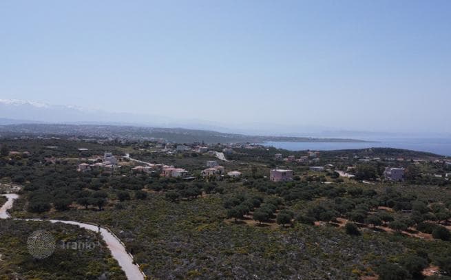 Большой участок с видом на море и горы, Хорафакия, Крит, Греция, фото 5