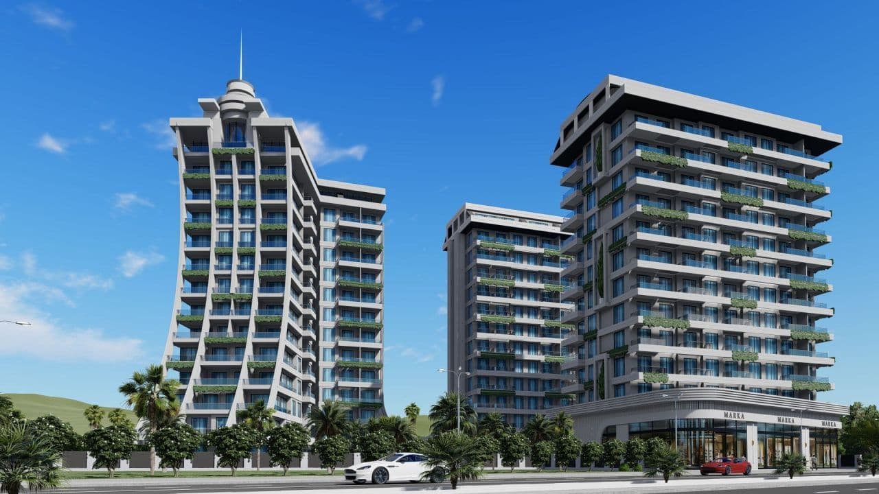 Квартира в Алании, Турция, 57 м²