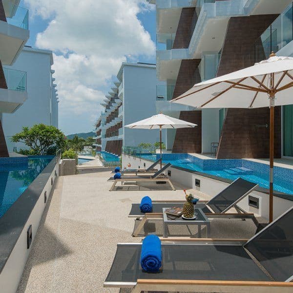 Апартаменты в Пхукете, Таиланд, 44 м²