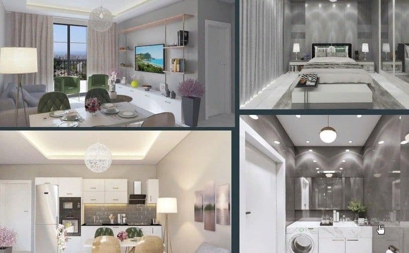 Апартаменты в Авсалларе, Турция, 52 м², фото 3