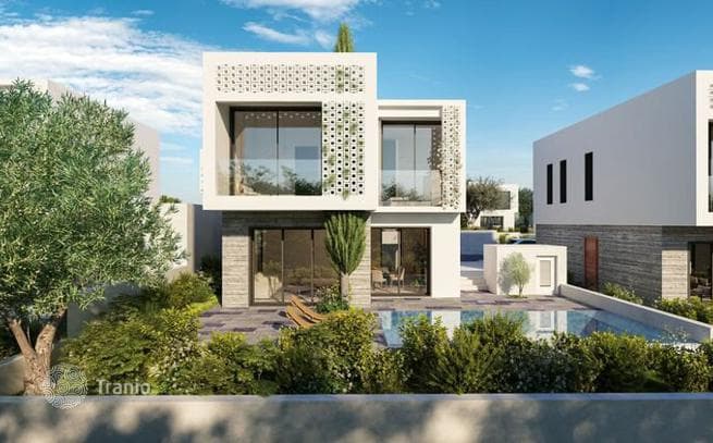 New Apartments with Shared Pool 500 m from the Beach in Chloraka, Paphos