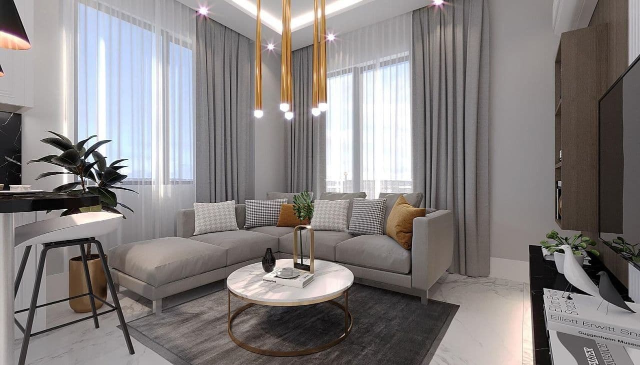 Квартира в Алании, Турция, 50 м², фото 3
