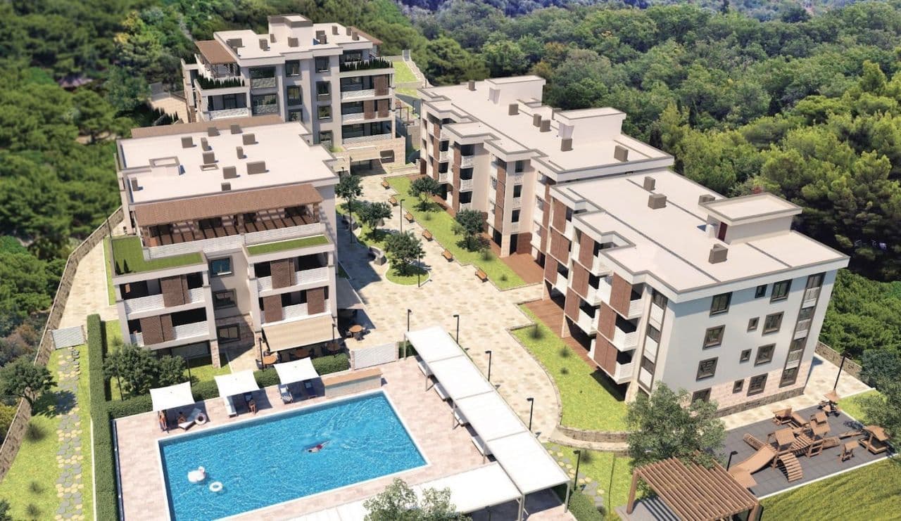 Квартира в Херцег-Нови, Черногория, 48 м², фото 2