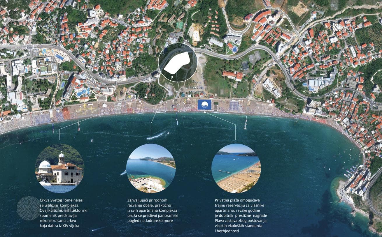 Studio Apartment in Becici, Budva