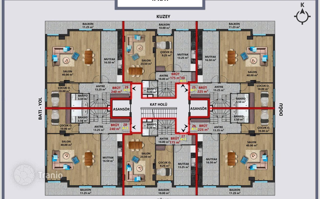 Luxury Apartments Eligible for Residence Permit in Antalya City Center, photo 5