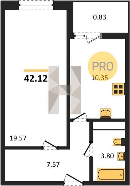 Studio Apartment in Centralny, Anapa
