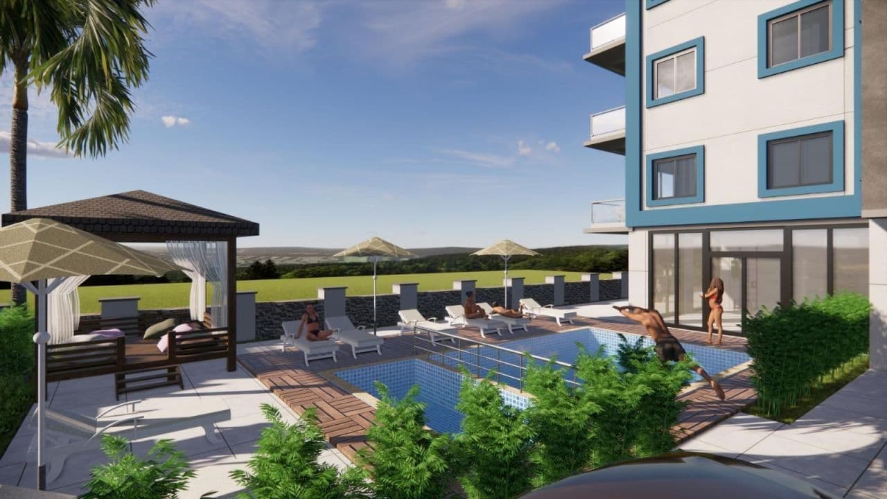 Квартира в Авсалларе, Турция, 49 м²